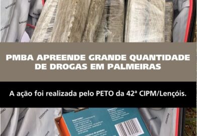 42ª CIPM apreende drogas e prende suspeitos por tráfico em Palmeiras