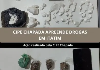 Ação da CIPE Chapada resulta na apreensão de entorpecentes em Itatim