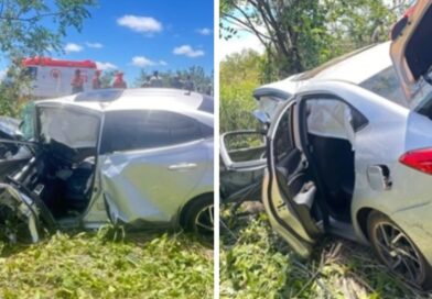 Cinco pessoas ficam feridas após acidente na BA-349, em Iraquara