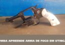 Polícia Militar apreende revólver no centro de Utinga após denúncia de moradores