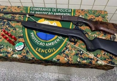 CIPPA/Lençóis e INEMA realizam ação conjunta e apreendem armas em Ruy Barbosa