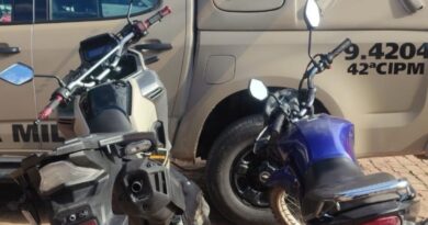 Motocicleta com restrição de roubo é recuperada durante blitz no Vale do Capão na Chapada Diamantina