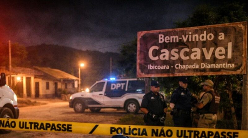 Homem é assassinado a tiros e mulher fica ferida durante ataque no distrito de Cascavel em Ibicoara