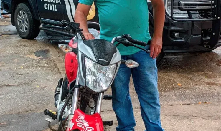 Moto furtada em São Paulo é localizada na Bahia e devolvida a proprietário em Barra da Estiva