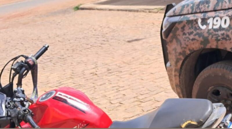 CIPE Chapada apreende motocicleta com sinais identificadores adulterados em Mucugê